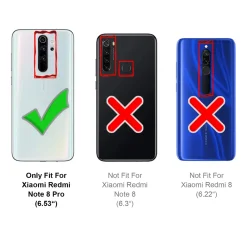 Xiaomi Redmi Note 8 Pro - 9H Displayschutzfolie 2x Display & Kamera