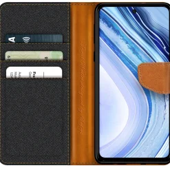 Xiaomi Redmi Note 10 Pro - Jeanslook Klapphülle mit Kartenfach