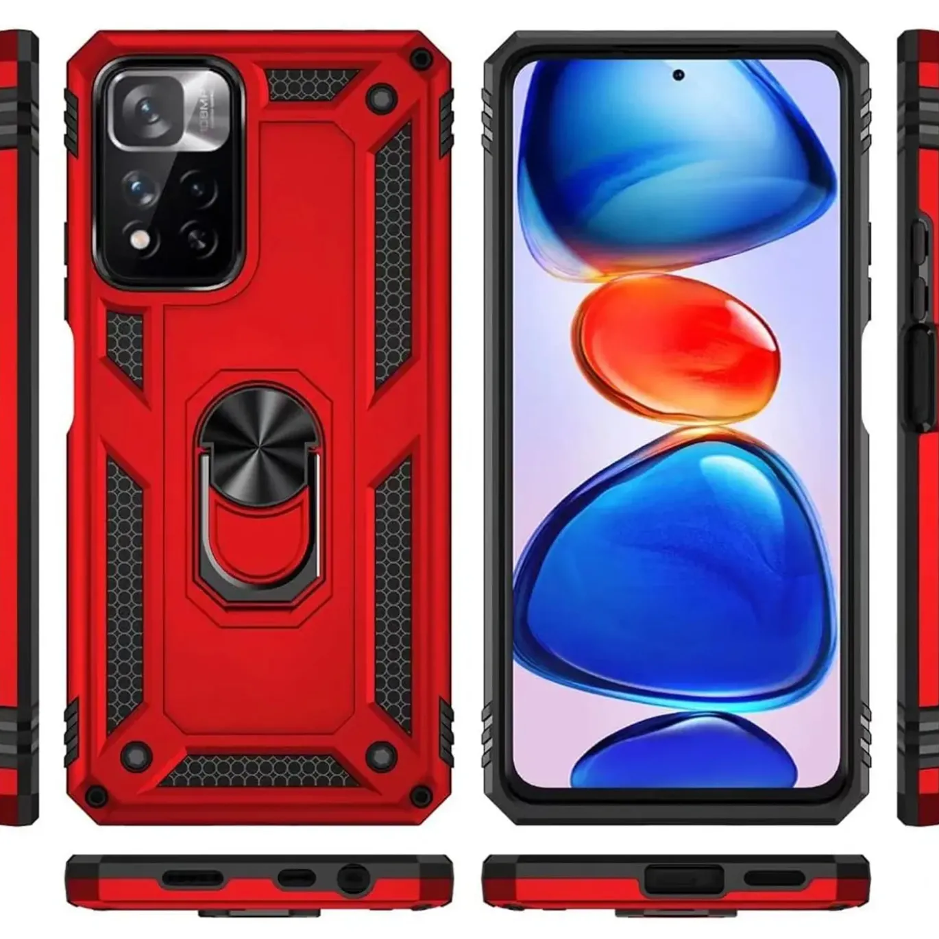 Xiaomi Redmi Note 11 Pro / Note 11 Pro 5G - Outdoor Hardcase mit Ringhalter