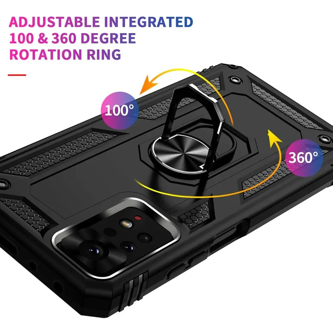 Xiaomi Redmi Note 11 Pro / Note 11 Pro 5G - Outdoor Hardcase mit Ringhalter