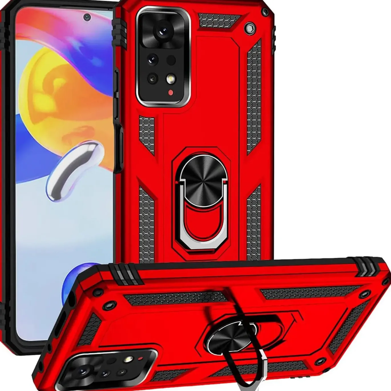 Xiaomi Redmi Note 11 Pro / Note 11 Pro 5G - Outdoor Hardcase mit Ringhalter