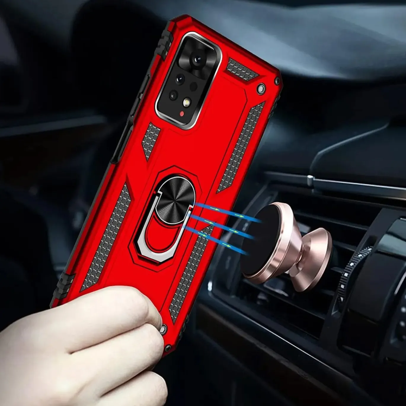 Xiaomi Redmi Note 11 Pro / Note 11 Pro 5G - Outdoor Hardcase mit Ringhalter