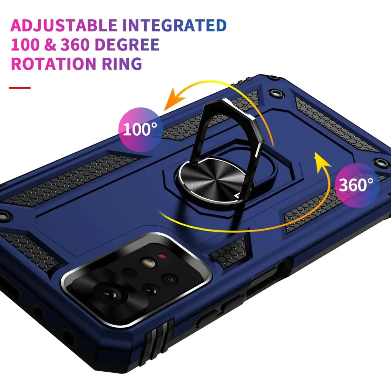 Xiaomi Redmi Note 11 Pro / Note 11 Pro 5G - Outdoor Hardcase mit Ringhalter