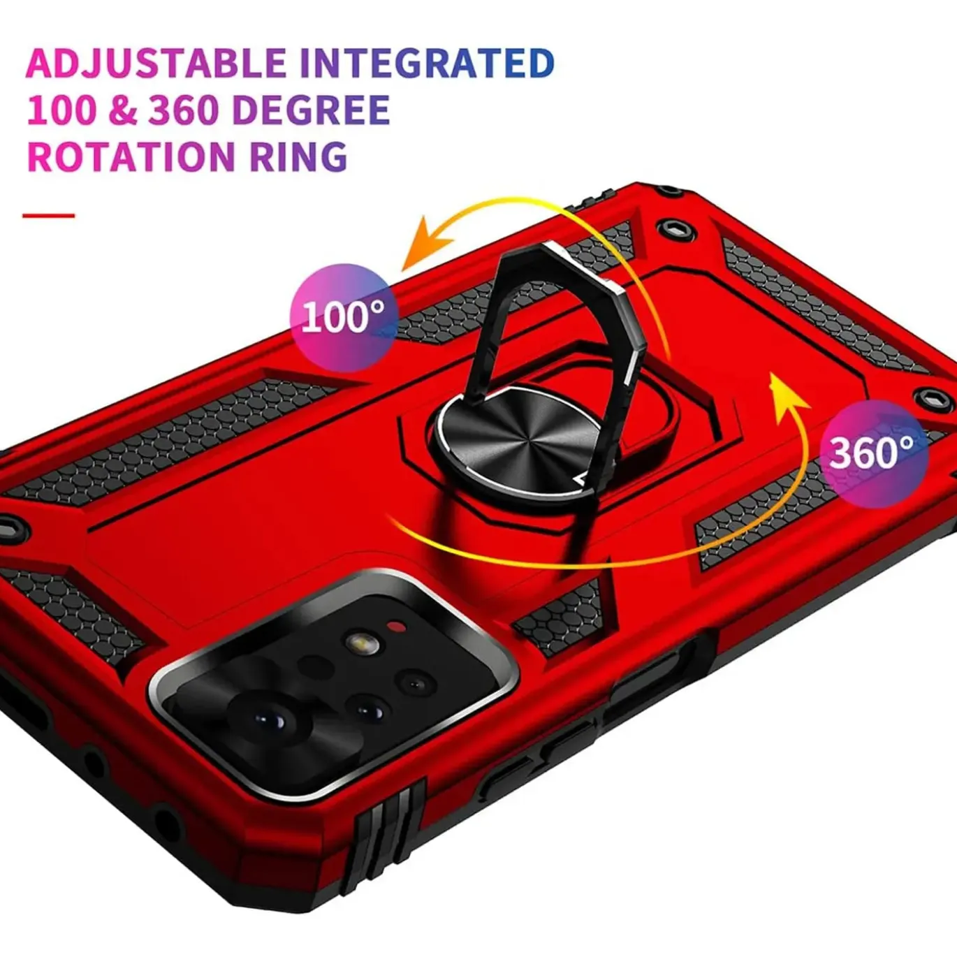 Xiaomi Redmi Note 11 Pro / Note 11 Pro 5G - Outdoor Hardcase mit Ringhalter