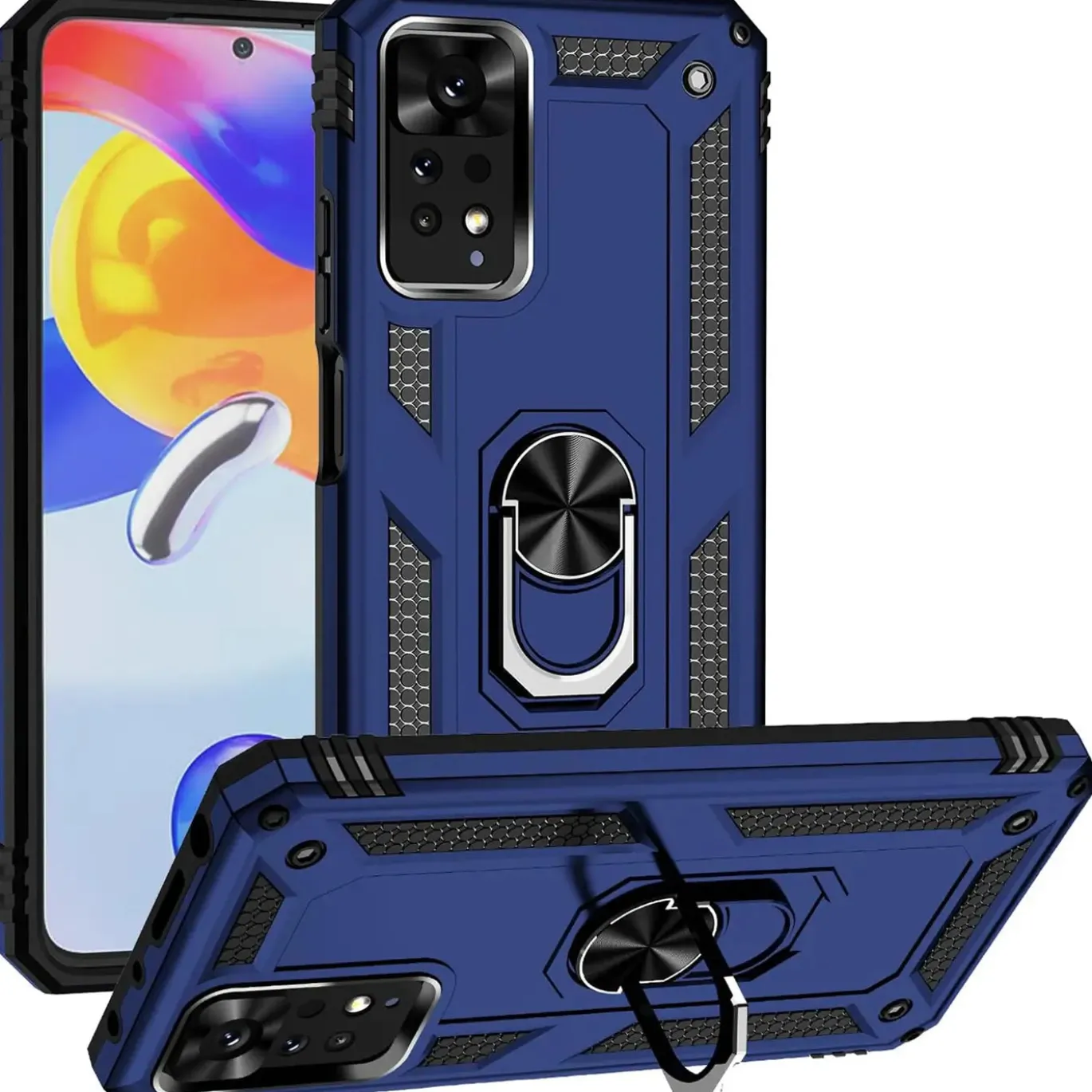 Xiaomi Redmi Note 11 Pro / Note 11 Pro 5G - Outdoor Hardcase mit Ringhalter
