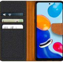 Xiaomi Redmi Note 11 Pro / Note 11 Pro 5G - Jeanslook Klapphülle mit Kartenfach