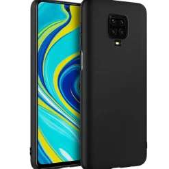 Xiaomi Redmi Note 9 Pro / 9S - Slim Silikon Backcover Schwarz