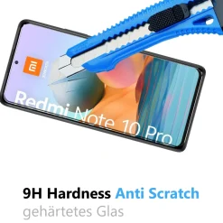 Xiaomi Redmi Note 10 Pro - 2x 9H Panzer Glasfolie, Displayfolie