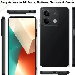 Xiaomi Redmi Note 13 Pro 5G - Slim Silikon Backcover Schwarz
