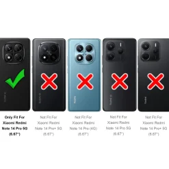 Xiaomi Redmi Note 14 Pro 5G - Slim Clear Case Hülle