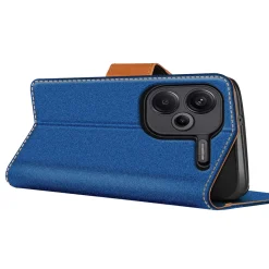 Xiaomi Redmi Note 13 Pro+ 5G - Jeanslook Klapphülle mit Kartenfach