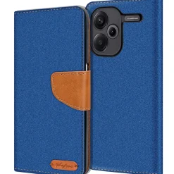 Xiaomi Redmi Note 13 Pro+ 5G - Jeanslook Klapphülle mit Kartenfach