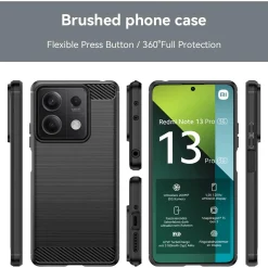 Xiaomi Redmi Note 13 Pro 5G - Carbon Case Hülle, stoßfest