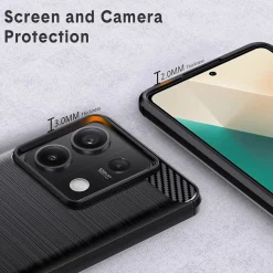 Xiaomi Redmi Note 13 Pro 5G - Carbon Case Hülle, stoßfest
