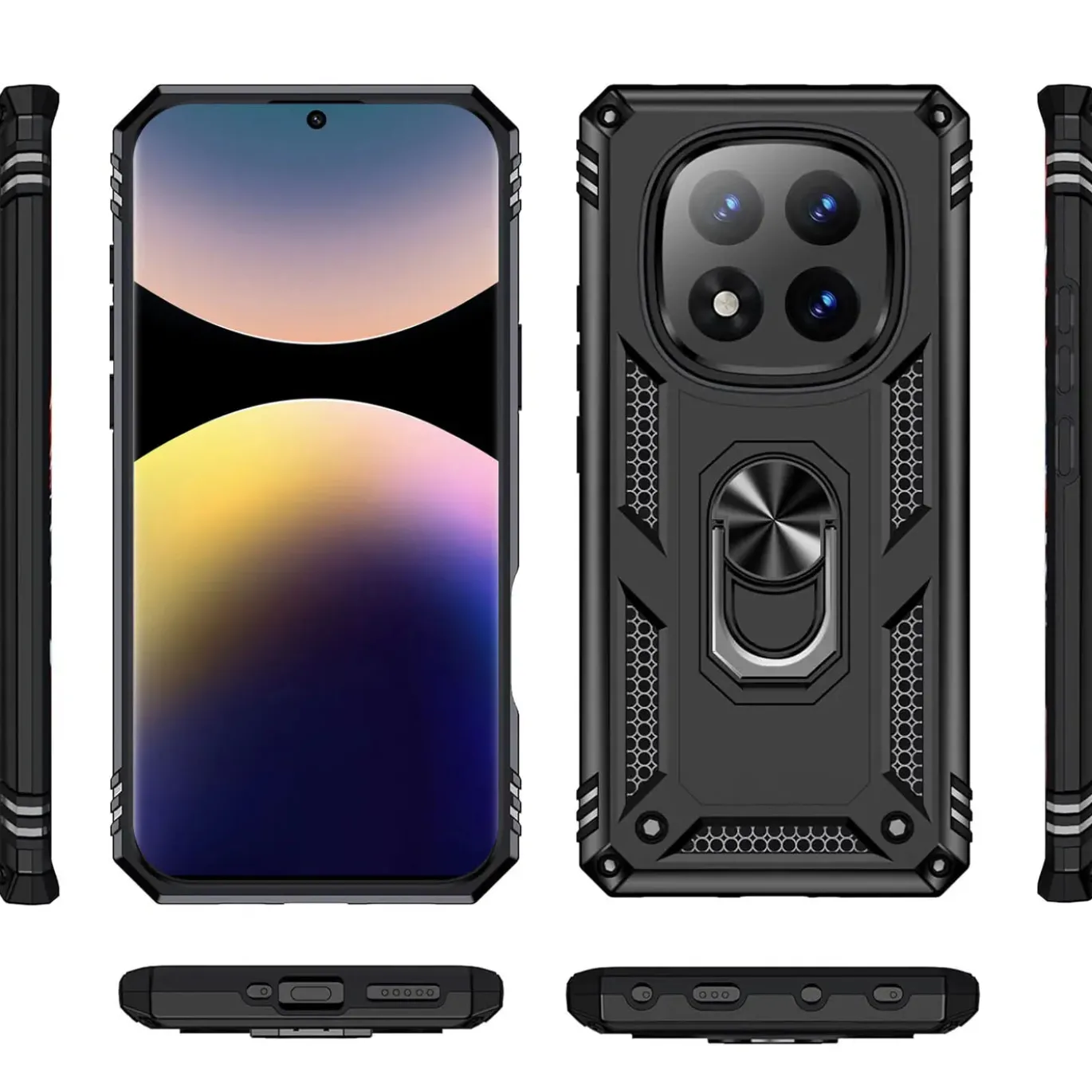 Xiaomi Redmi Note 14 Pro+ 5G - Outdoor Hardcase mit Ringhalter