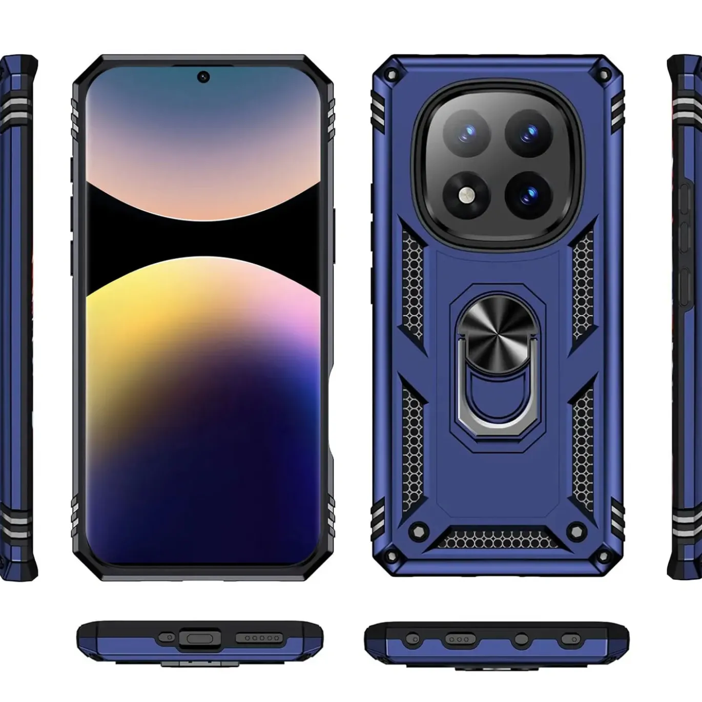 Xiaomi Redmi Note 14 Pro+ 5G - Outdoor Hardcase mit Ringhalter