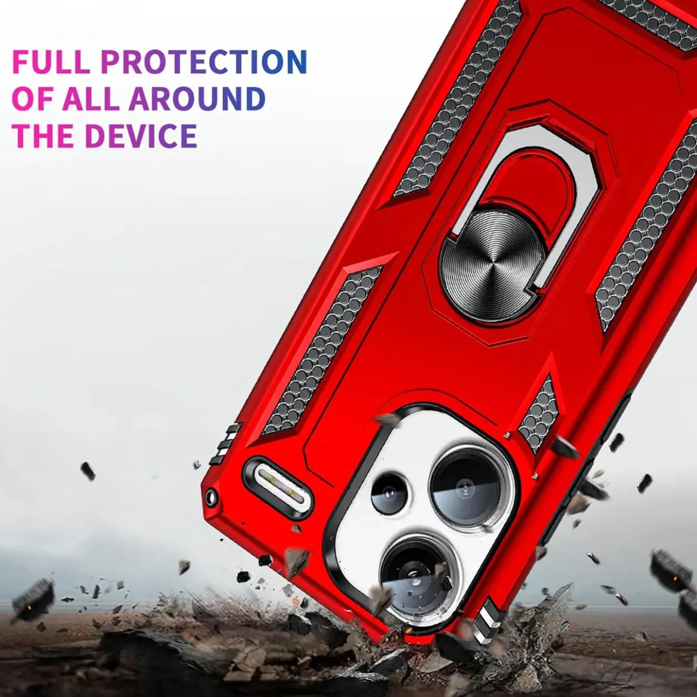 Xiaomi Redmi Note 13 Pro+ 5G - Outdoor Hardcase mit Ringhalter