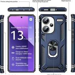 Xiaomi Redmi Note 13 Pro+ 5G - Outdoor Hardcase mit Ringhalter