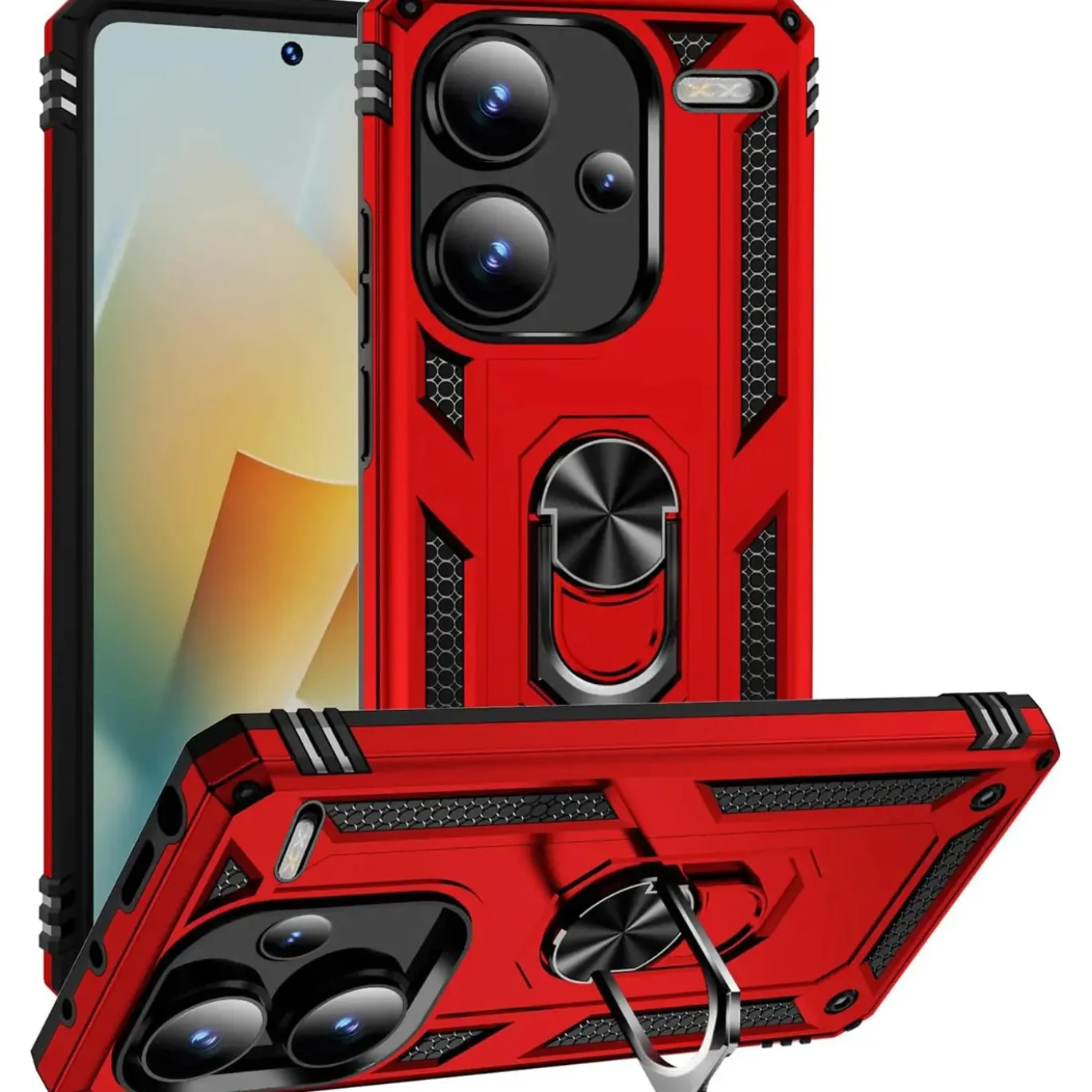 Xiaomi Redmi Note 13 Pro+ 5G - Outdoor Hardcase mit Ringhalter