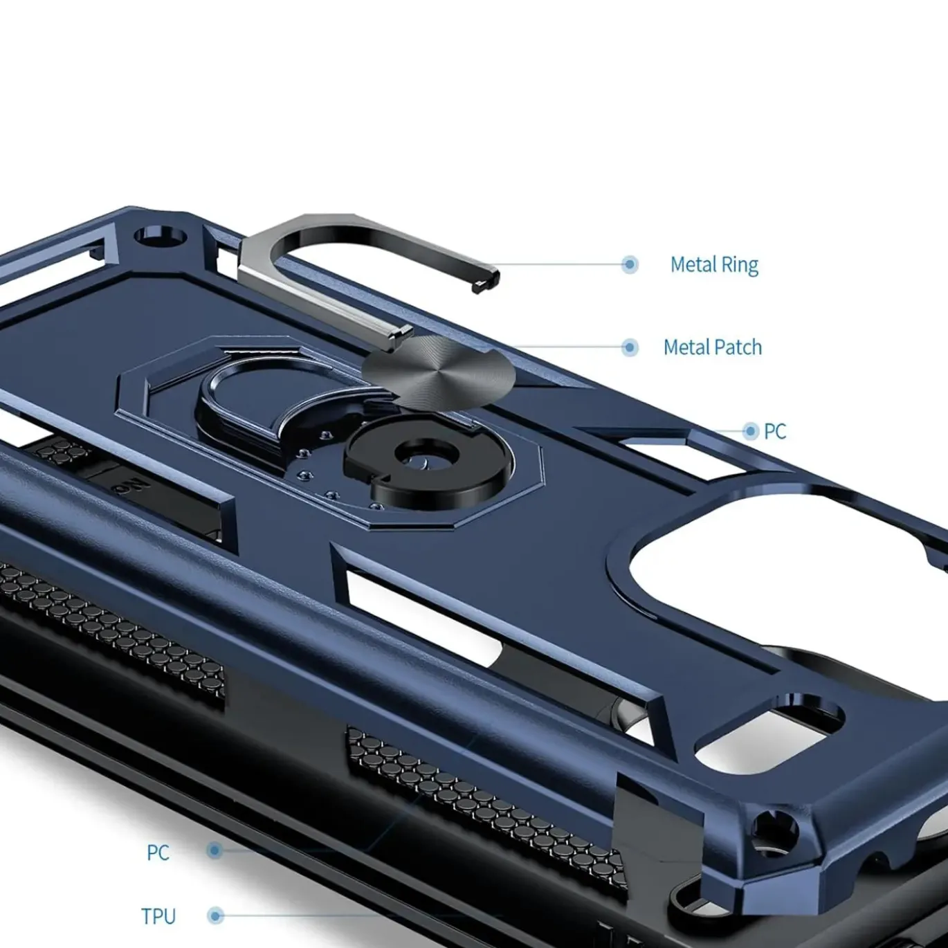 Xiaomi Redmi Note 13 Pro+ 5G - Outdoor Hardcase mit Ringhalter