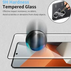 Xiaomi Redmi Note 13 Pro+ 5G - 9H Displayschutzfolie 2x Display & Kamera