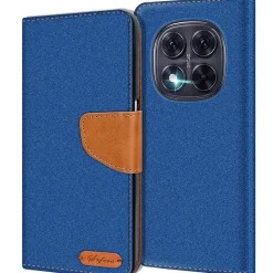 Xiaomi Redmi Note 14 Pro+ 5G - Jeanslook Klapphülle mit Kartenfach