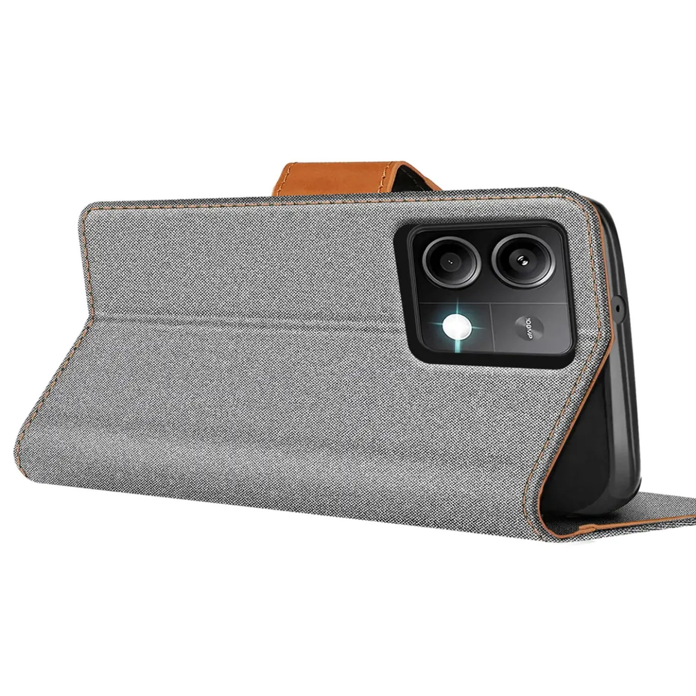 Xiaomi Redmi Note 13 Pro 5G - Jeanslook Klapphülle mit Kartenfach