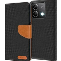 Xiaomi Redmi Note 13 Pro 5G - Jeanslook Klapphülle mit Kartenfach
