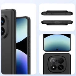 Xiaomi Redmi Note 14 Pro+ 5G - Slim Silikon Backcover Schwarz