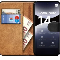 Xiaomi Redmi Note 14 Pro+ 5G - Klapphülle mit Kartenfächern