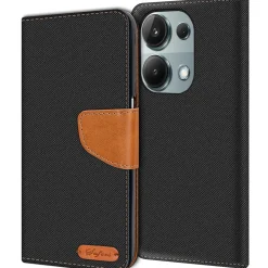 Xiaomi Redmi Note 13 Pro 4G - Jeanslook Klapphülle mit Kartenfach