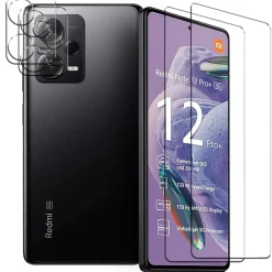 Xiaomi Redmi Note 12 Pro Plus 5G - 9H Displayschutzfolie 2x Display & Kamera