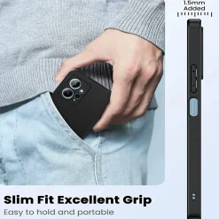 Xiaomi Redmi Note 12 Pro Plus 5G - Slim Silikon Backcover Schwarz