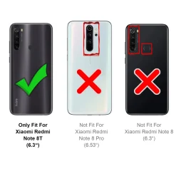 Xiaomi Redmi Note 8T - 9H Displayschutzfolie 2x Display & Kamera