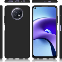 Xiaomi Redmi Note 9T - Slim Silikon Backcover Schwarz