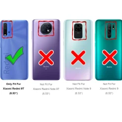 Xiaomi Redmi 9T - Slim Silikon Backcover Schwarz