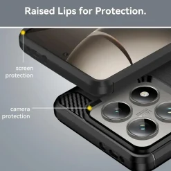 Xiaomi 14T - Carbon Case Hülle, stoßfest