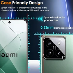 Xiaomi 14T - 9H Displayschutzfolie 2x Display & Kamera