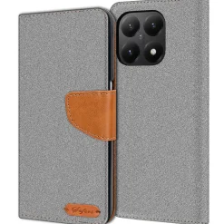 Xiaomi 15T - Jeanslook Klapphülle mit Kartenfach