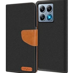 Xiaomi 14T - Jeanslook Klapphülle mit Kartenfach