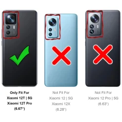 Xiaomi 12T / 12T Pro - Klapphülle mit Kartenfächern