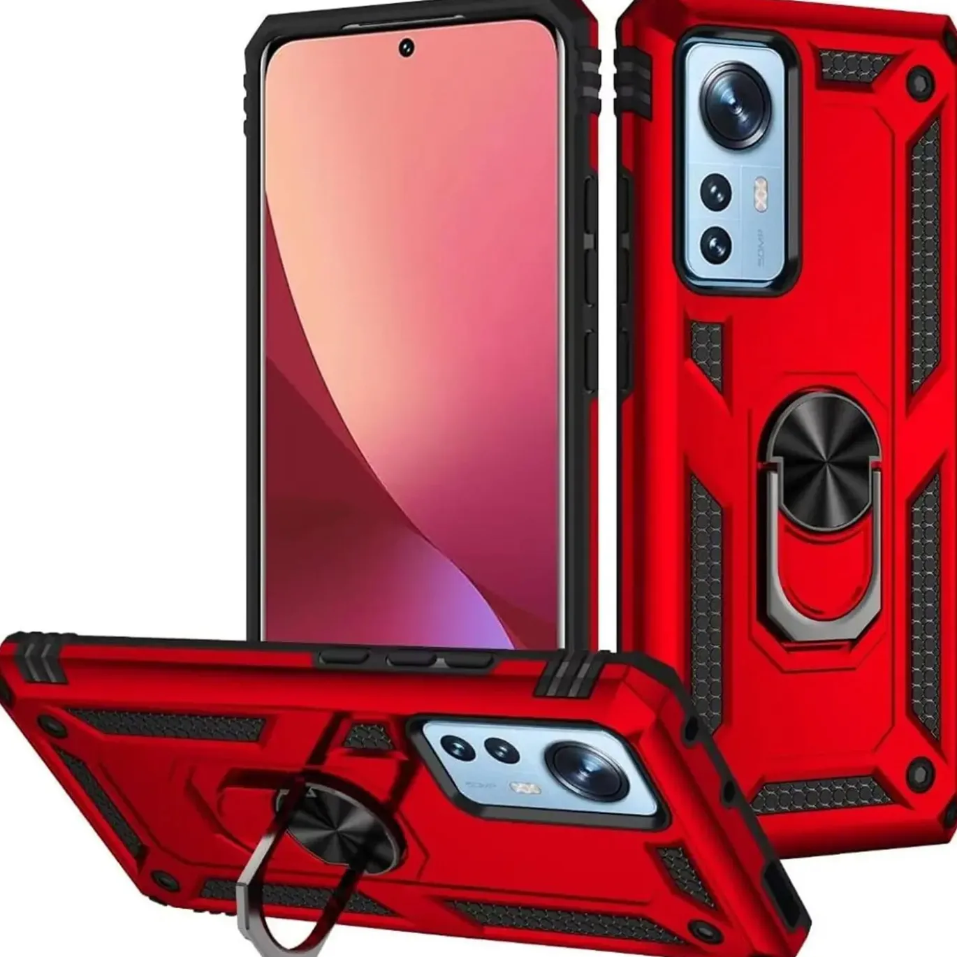 Xiaomi 12T / 12T Pro - Outdoor Hardcase mit Ringhalter