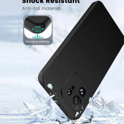 Xiaomi 13T / 13T Pro - Slim Silikon Backcover Schwarz