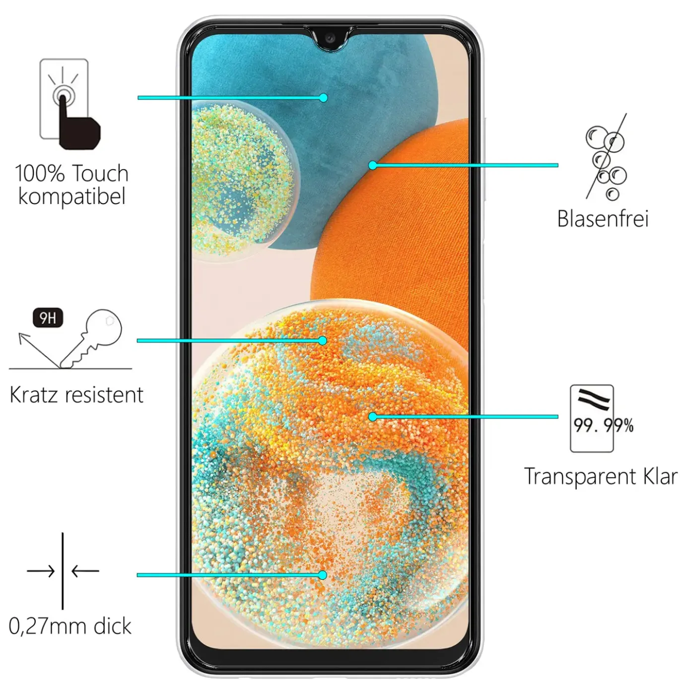 Xiaomi 14T Pro - 2x 9H Panzer Glasfolie, Displayfolie